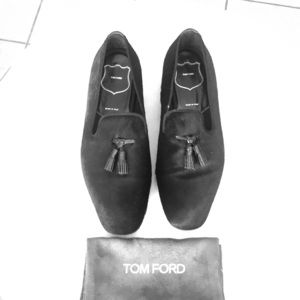 Tom Ford Calf Hair Tassel Loafers